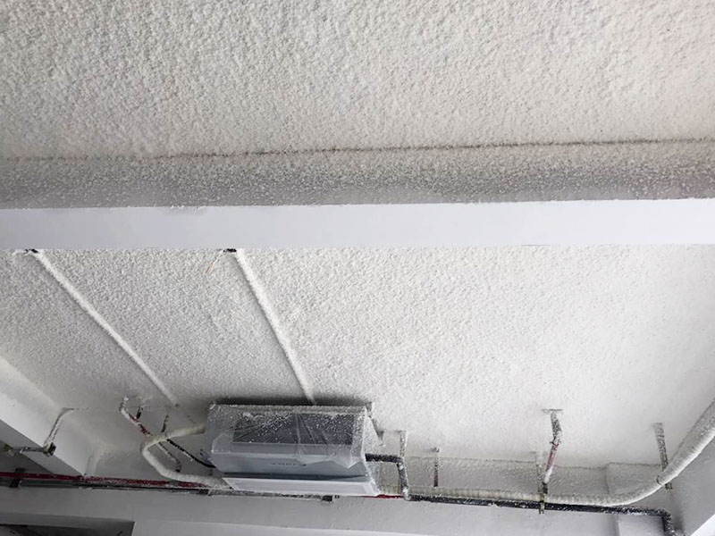 無機纖維噴涂上面是不是可以做涂料？